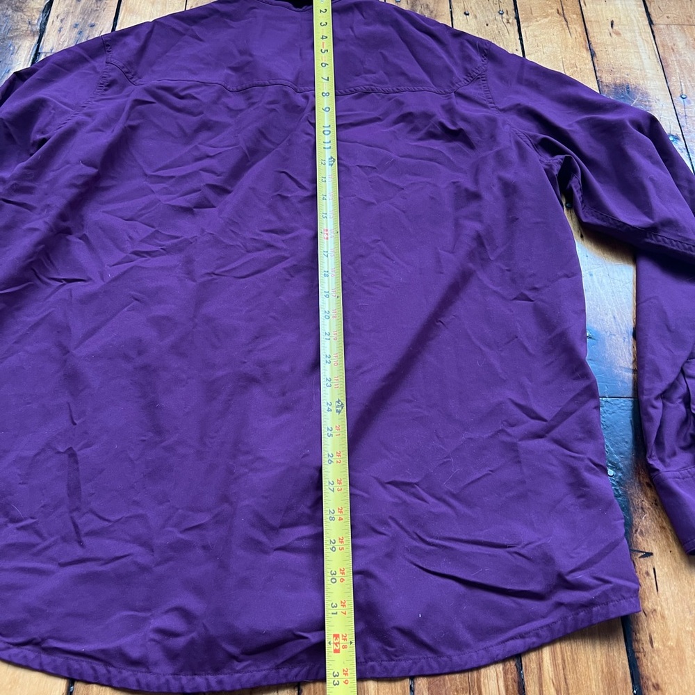 Stio Men’s 2XL/XXL Eddy Pearl Snap Long Sleeve Shirt Purple Outdoors Hiking - Picture 6 of 8